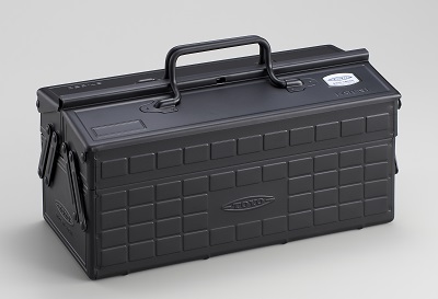 TOYO Cantilever Toolbox ST-350 Black - Click Image to Close